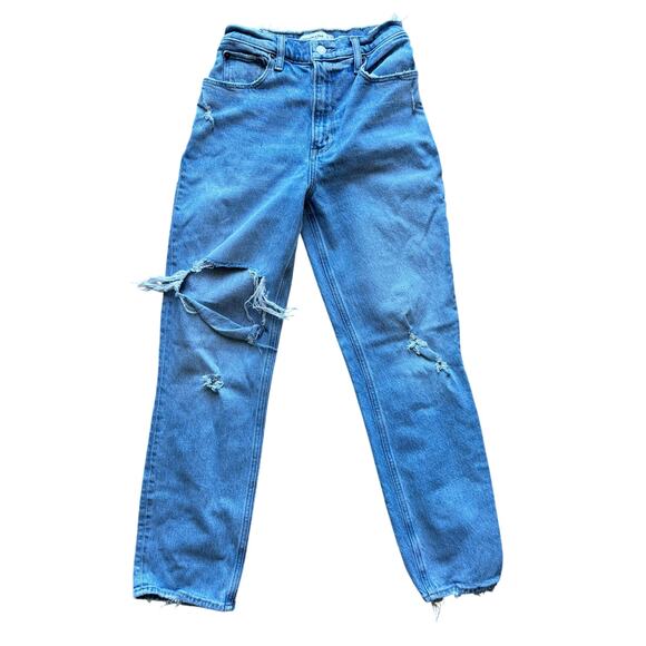 Abercrombie & Fitch Women's Curve Love The 90's Straight Ultra High Rise Size 25 - Picture 1 of 6